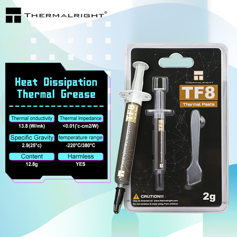 Thermal Paste - Thermalright TF8 2g/5.8g/12.8g CPU ad alte