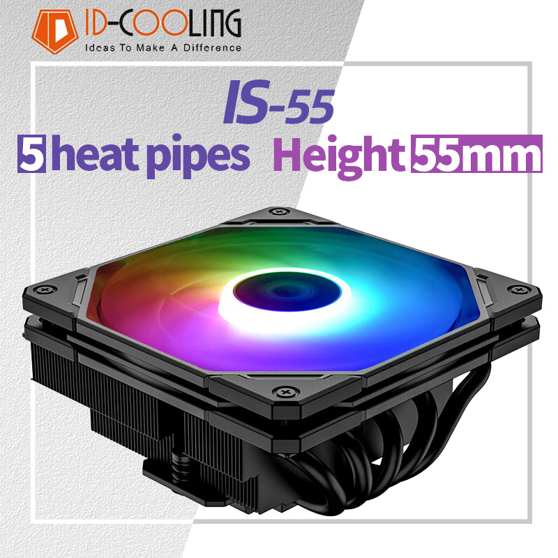 Cpu Heatsink - ID-COOLING IS-55 5 Heatpipe CPU Cooler