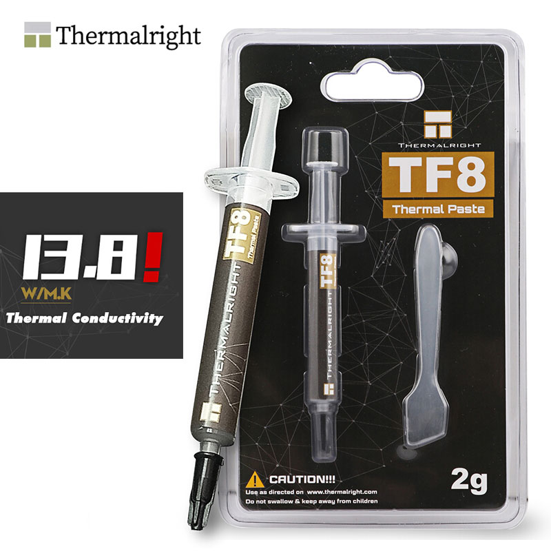 Thermalright TF8 2g/5.8g/12.8g - Thermal Paste recensione e prezzo
