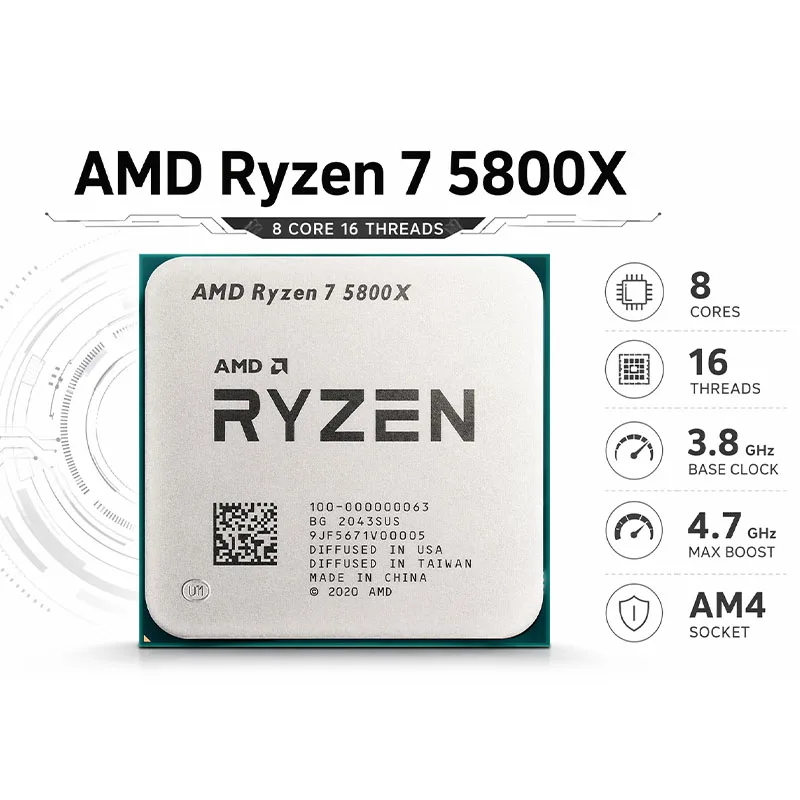 AMD Ryzen 7 5800X Sbloccato pe - Cpu Fan recensione e prezzo